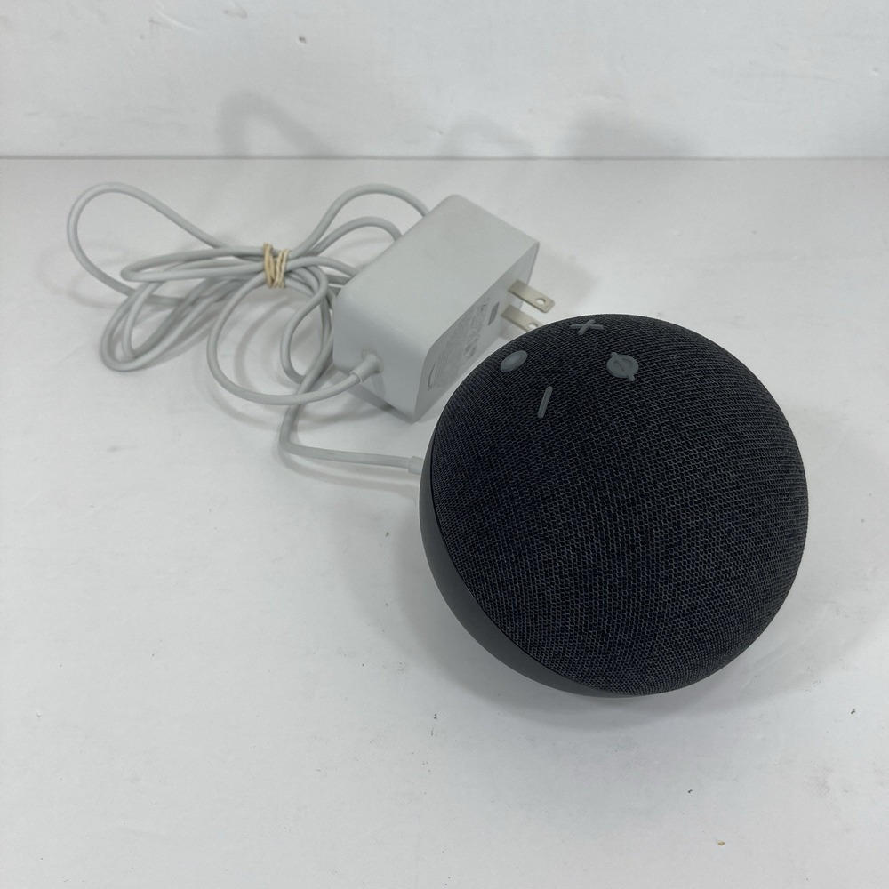 Amazon Echo Dot 4th Gen Smart Speaker Charcoal Model B7W64E w/ Power Cord